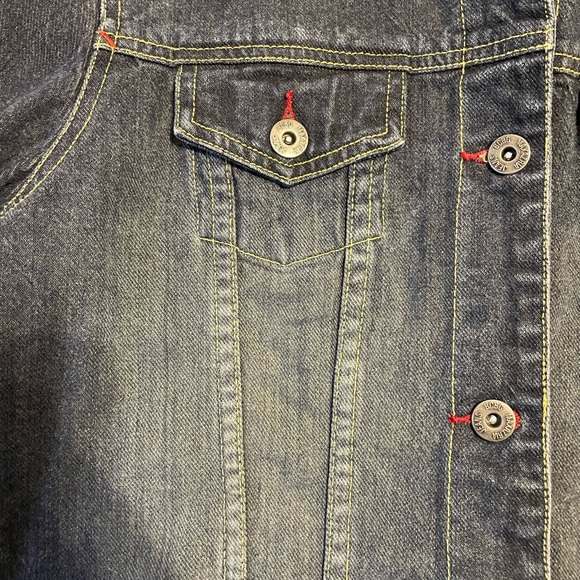 Vintage BCBG Denim Jacket Sz Medium - Picture 4 of 4